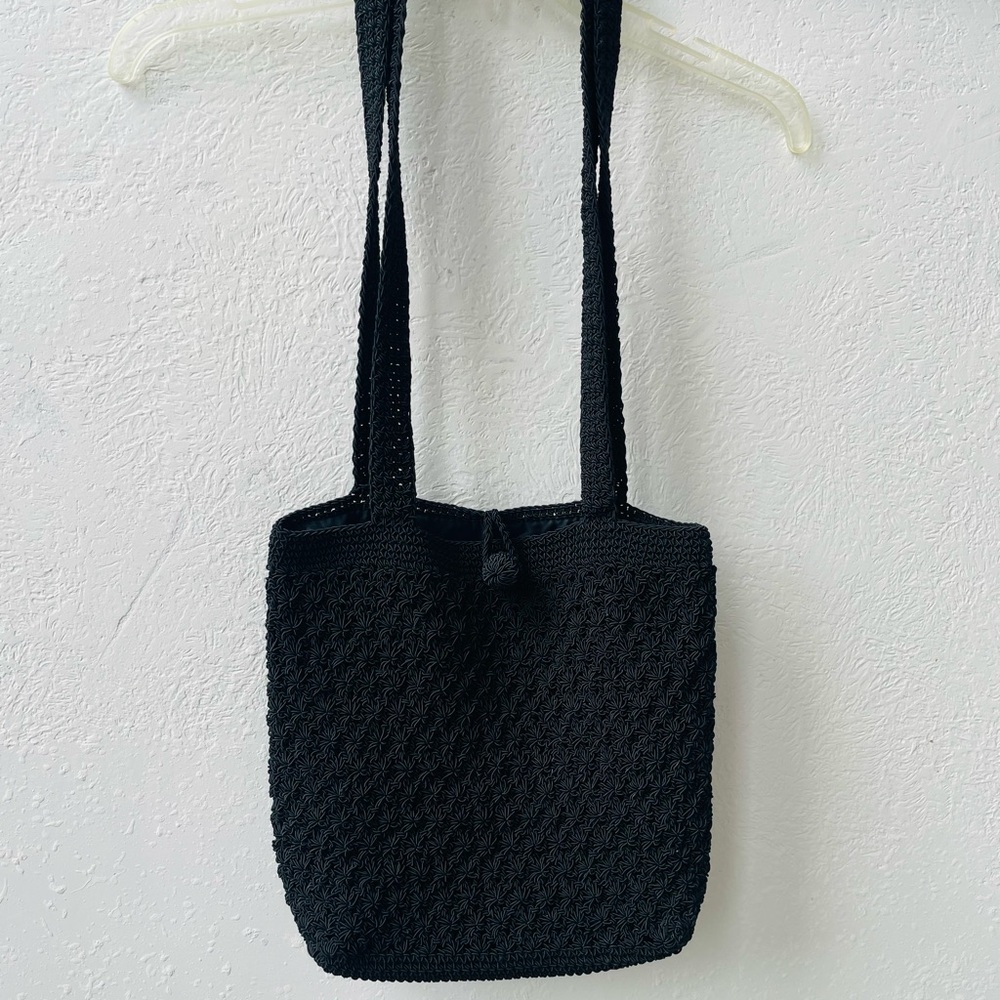 🦋Chateau Knit Crossbody/Shoulder Bag - Black